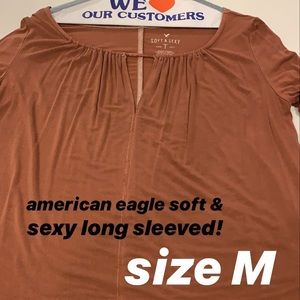 American Eagle Soft & Sexy Long sleeve Blouse